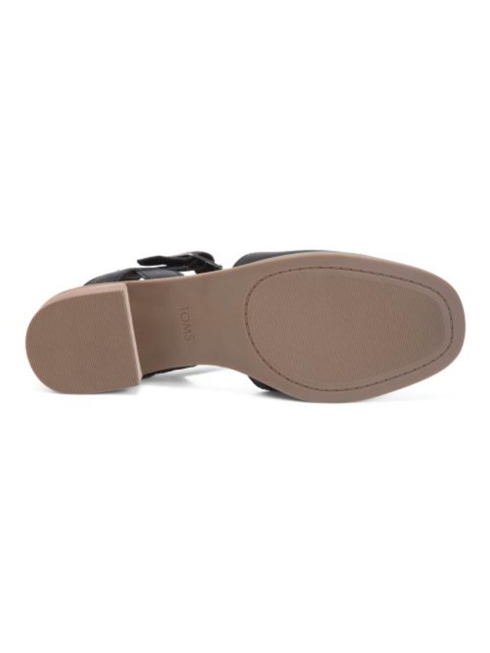TOMS Leather Jaclyn Dress Casual Sandals - Picture 3 of 4